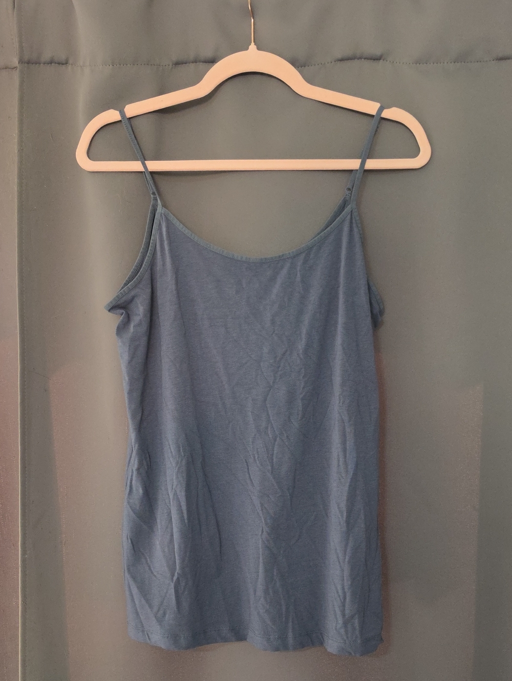 Time and Tru Blue Spaghetti Strap Camisole